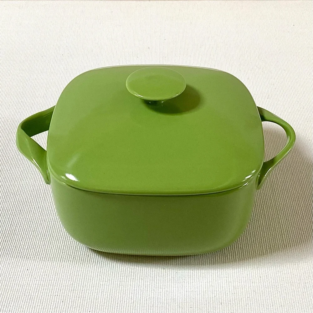 VINTAGE LINDT STYMEIST RSO BRIGHTS SMALL SQUARE COVERED BAKER GREEN, NEW IN BOX - Picture 6 of 9